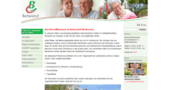 Desktop Screenshot of barbarahof-mechernich.de